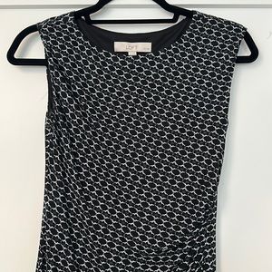 NWT, Ann Taylor LOFT, navy blue dress, XSP